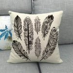 coussin plume indienne