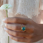 bague turquoise