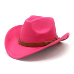 chapeau de cowboy rose