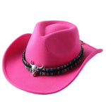 chapeau cowboy rose