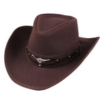 chapeau de cowboy en cuir