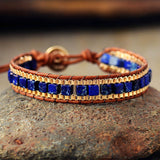 bracelet indien bleu