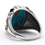 bague indienne turquoise